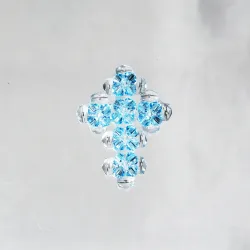  - Brooch Kara -  - Laiton argenté